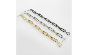 Og  medium oversize paper clip bracelet ABR 033