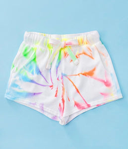 Tie dye shorts