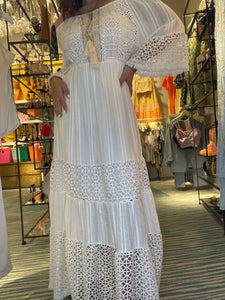 Lc white/ecru maxi dress