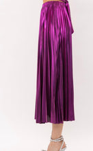 Load image into Gallery viewer, S metallic pleats skirt