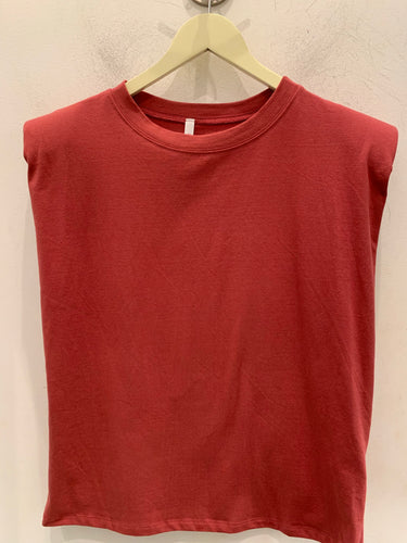 Salmon rust muscle top