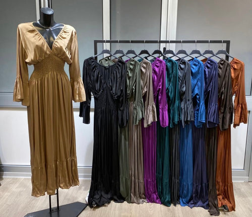 Ob silk maxi dress