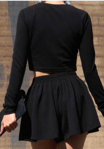 Solid top and pant set