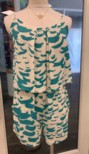 Load image into Gallery viewer, Jade falling feathers romper