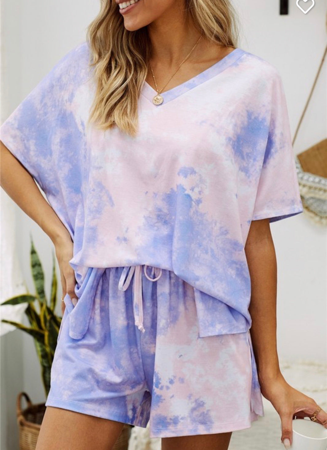 Tie dye 2 pcs lounge wear set