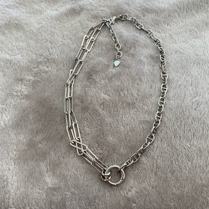 Og ank 108 rhodium silver necklace