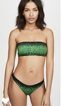 Load image into Gallery viewer, Green Snake Skin Bikini Set