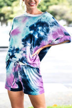 Load image into Gallery viewer, Tie dye dollman top shorts set