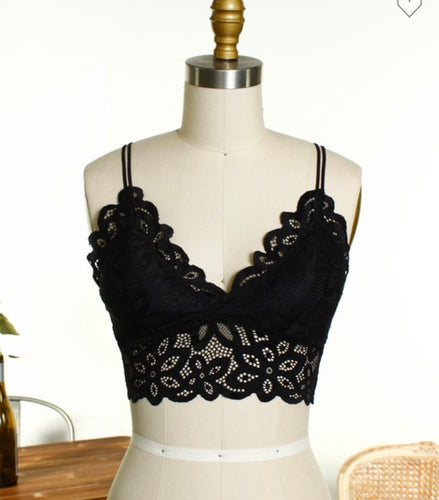 FD black bralette