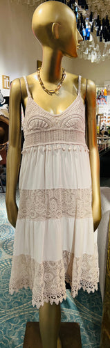 Ob  crochet and lace summer dress