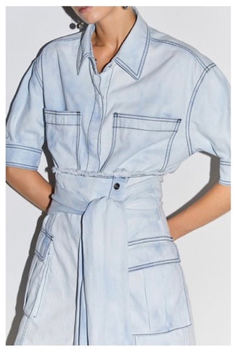 Two pieces jeans set