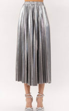 Load image into Gallery viewer, S metallic pleats skirt