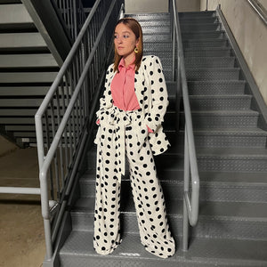 O polka dots palazzo