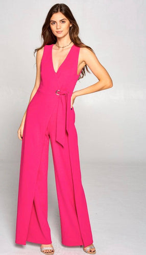 Hot Pink Jumpsuit