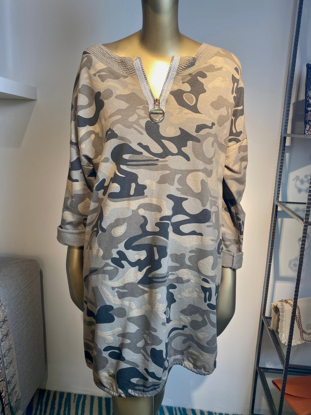 Baggy Camouflage Dress