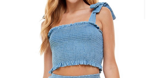 T tencel smoket top