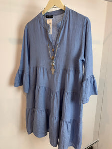 Linen dress one size