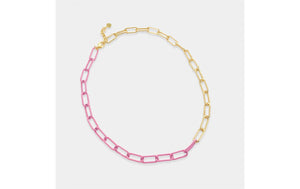 Og enamel paper clip chain