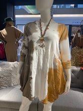 Load image into Gallery viewer, Ob tie dye /linen dress