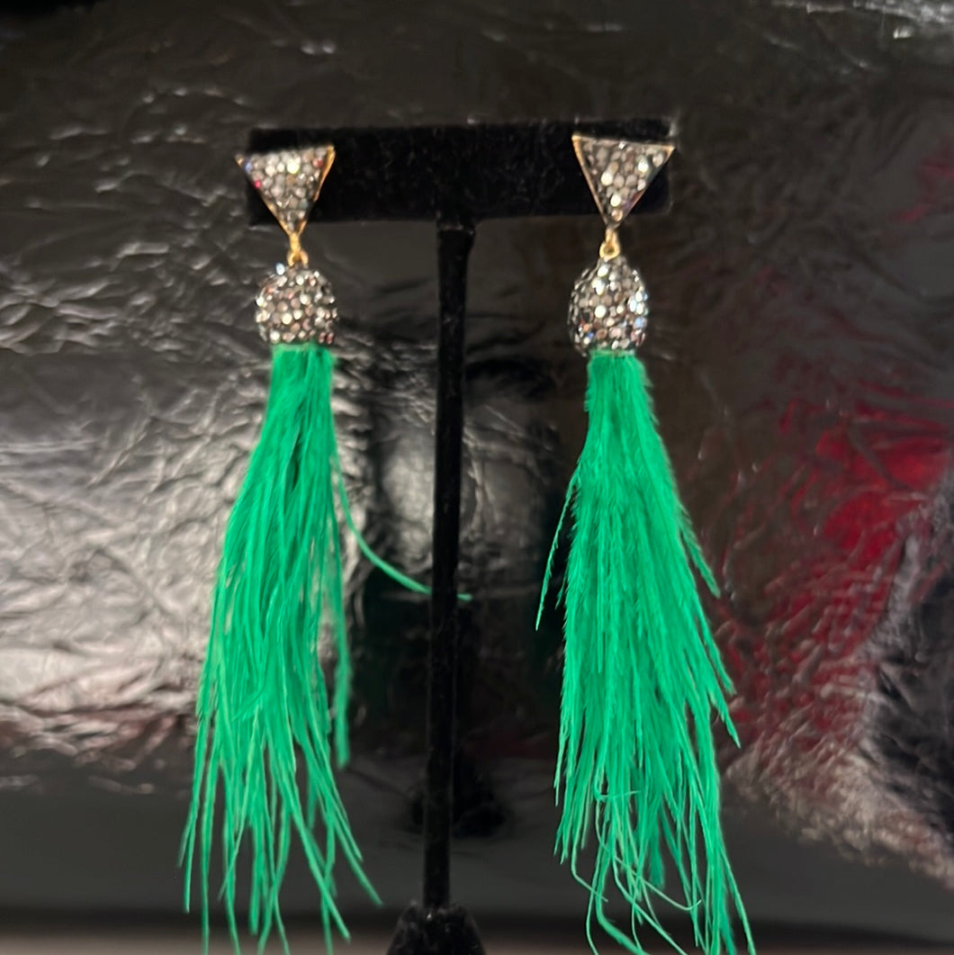 Turquia feathers earings