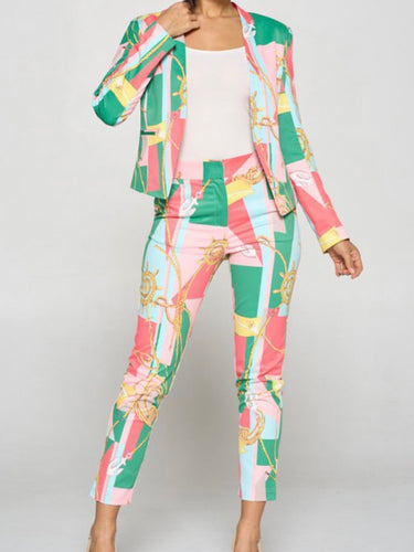 Graphic color jacket