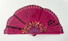 Load image into Gallery viewer, Spain wood painted fan