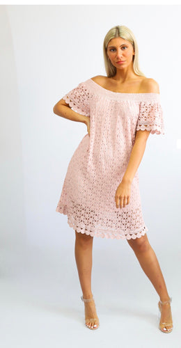 Italian eyelet dress