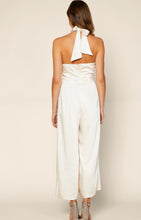 Load image into Gallery viewer, Sa v neck tie jumpsuit
