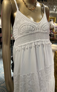 Ob  crochet and lace summer dress