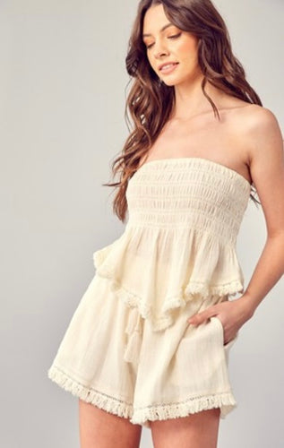 Ms Fringe Trim tube top