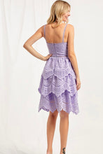 Load image into Gallery viewer, M Lavander scallops lace dress